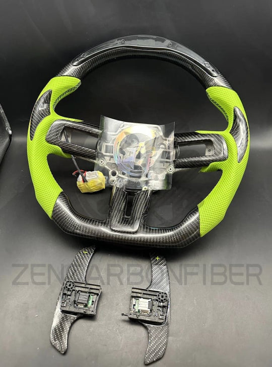 2015+ S550 Ford Mustang Carbon Fiber Steering Wheel