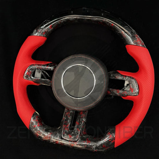 2015-2023 S550 Ford Mustang Carbon Fiber Steering Wheel - Steering Wheels
