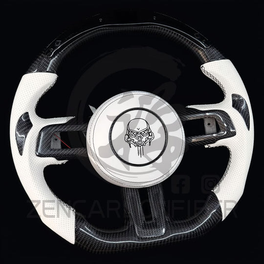 2015-2023 S550 Ford Mustang Carbon Fiber Steering Wheel - Steering Wheels