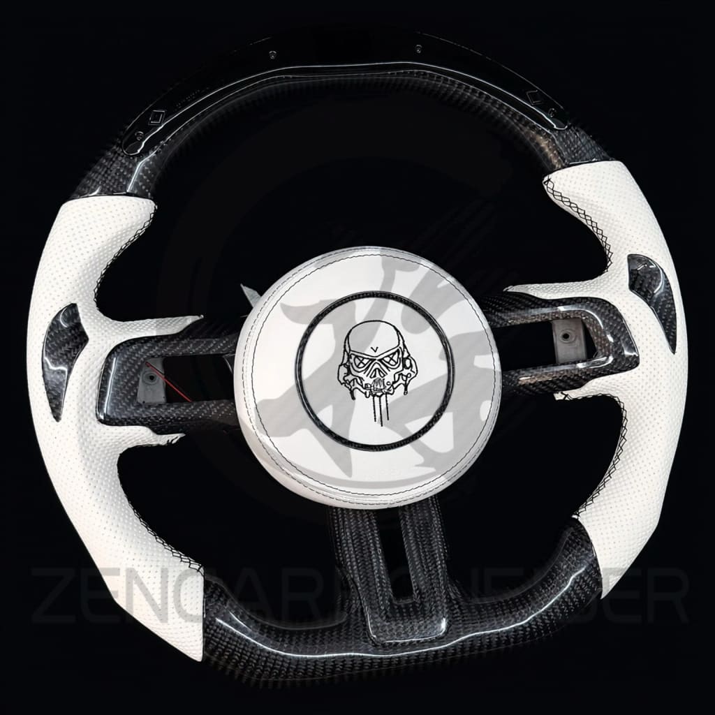 2015-2023 S550 Ford Mustang Carbon Fiber Steering Wheel - Steering Wheels