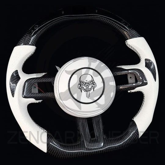2015-2023 S550 Ford Mustang Carbon Fiber Steering Wheel - Steering Wheels