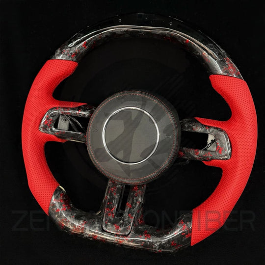 2015-2023 S550 Ford Mustang Carbon Fiber Steering Wheel - Steering Wheels