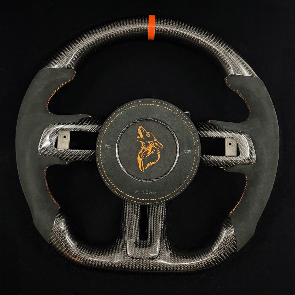 2015-2023 S550 Ford Mustang Carbon Fiber Steering Wheel - Steering Wheels