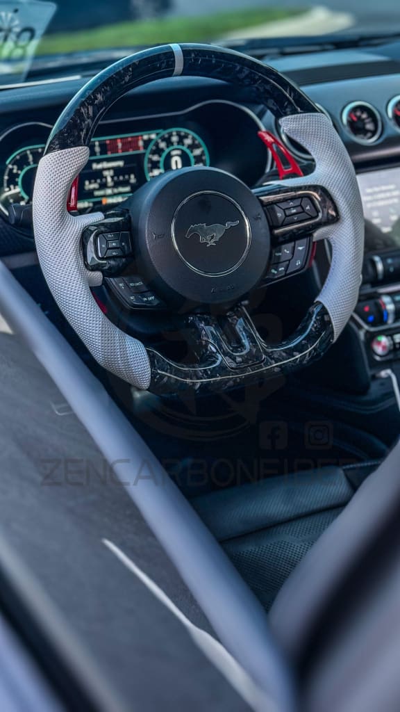 2015 + S550 Ford Mustang Carbon Fiber Steering Wheel Steering Wheels