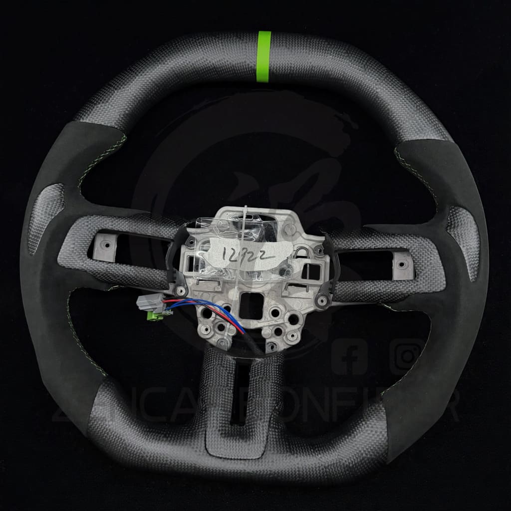 2015-2023 S550 Ford Mustang Carbon Fiber Steering Wheel - Steering Wheels