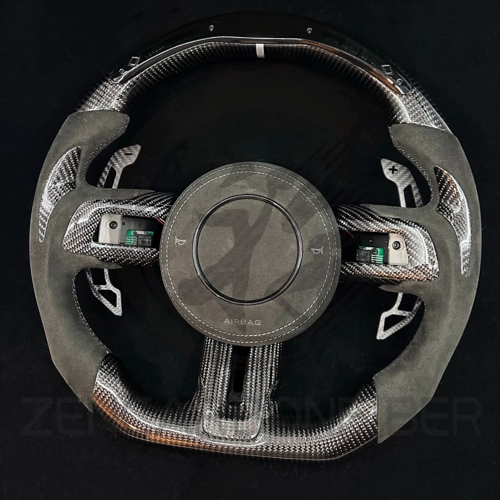 2015-2023 S550 Ford Mustang Carbon Fiber Steering Wheel - Steering Wheels