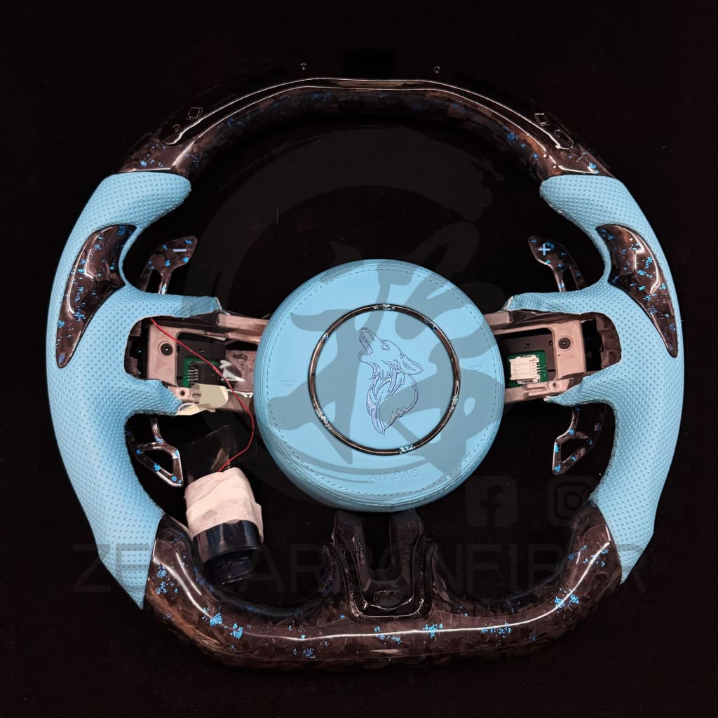2015-2023 S550 Ford Mustang Carbon Fiber Steering Wheel - Steering Wheels
