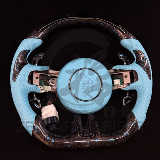 2015-2023 S550 Ford Mustang Carbon Fiber Steering Wheel - Steering Wheels