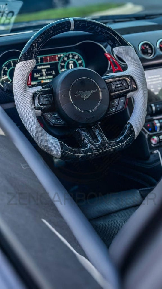 2015 + S550 Ford Mustang Carbon Fiber Steering Wheel Steering Wheels