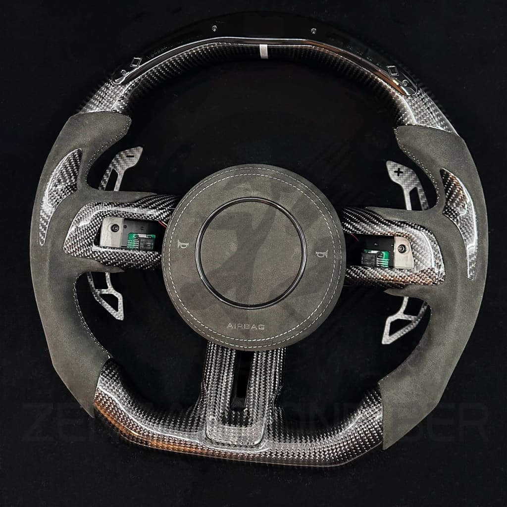 2015-2023 S550 Ford Mustang Carbon Fiber Steering Wheel - Steering Wheels