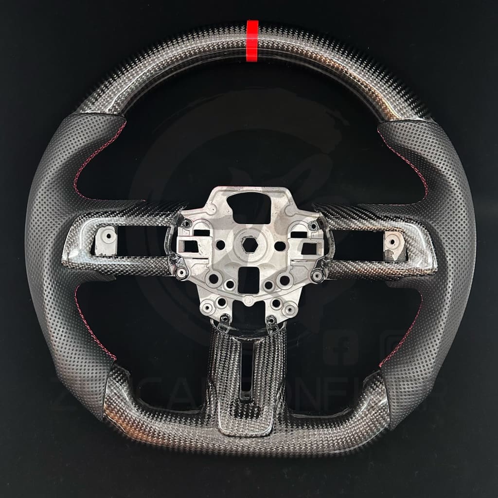 In Stock- 2015 + S550 Ford Mustang Carbon Fiber Steering Wheel Steering Wheel
