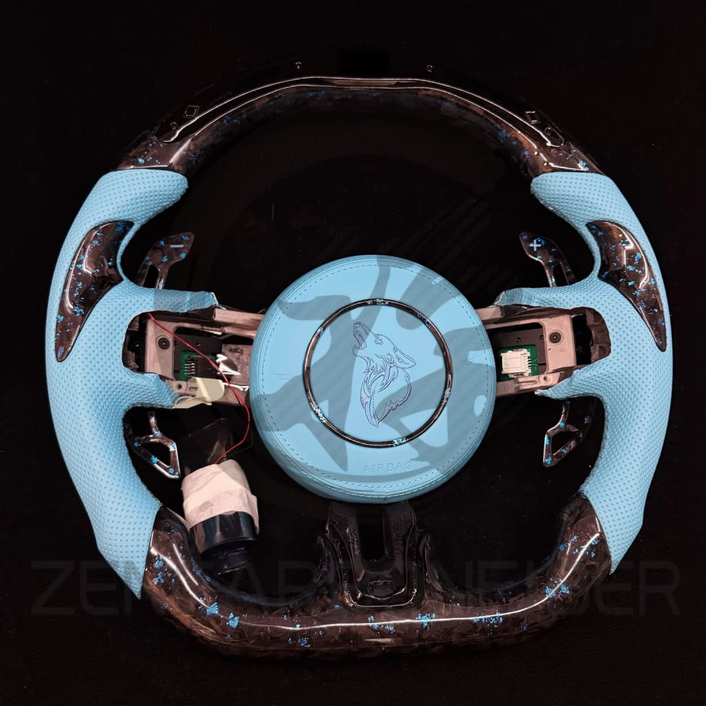 2015-2023 S550 Ford Mustang Carbon Fiber Steering Wheel - Steering Wheels