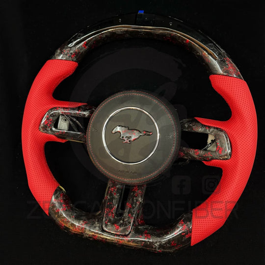2015-2023 S550 Ford Mustang Carbon Fiber Steering Wheel Steering Wheels