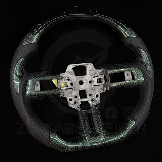 2015-2023 S550 Ford Mustang Carbon Fiber Steering Wheel - Steering Wheels