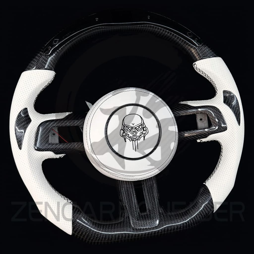 2015-2023 S550 Ford Mustang Carbon Fiber Steering Wheel - Steering Wheels