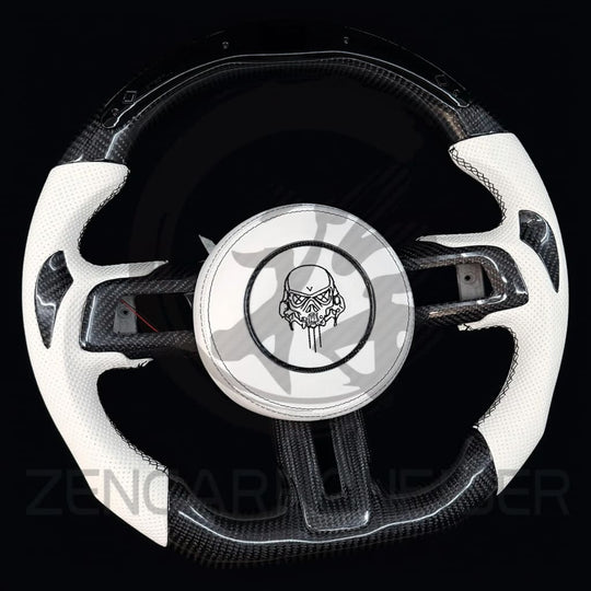 2015-2023 S550 Ford Mustang Carbon Fiber Steering Wheel - Steering Wheels