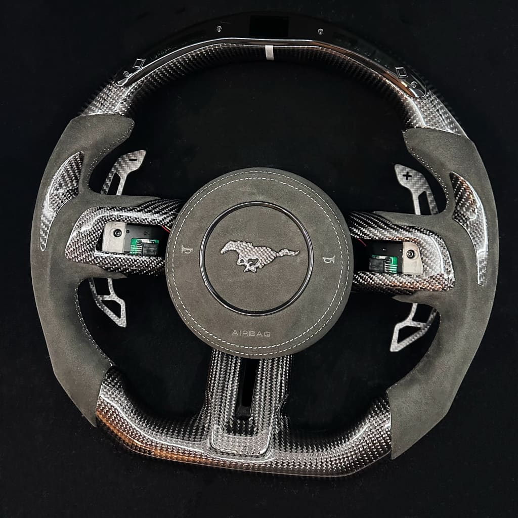 2015-2023 S550 Ford Mustang Carbon Fiber Steering Wheel Steering Wheels