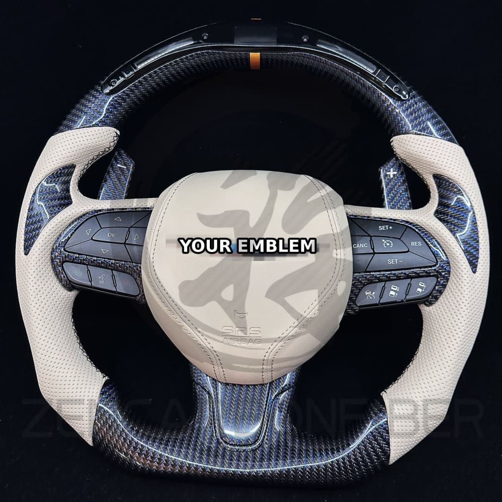 2015+ Chrysler 300 Carbon Fiber Steering Wheel - Steering Wheels