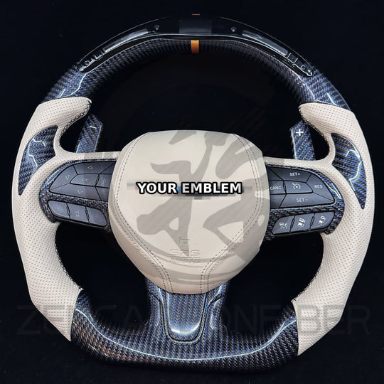 2015+ Chrysler 300 Carbon Fiber Steering Wheel - Steering Wheels