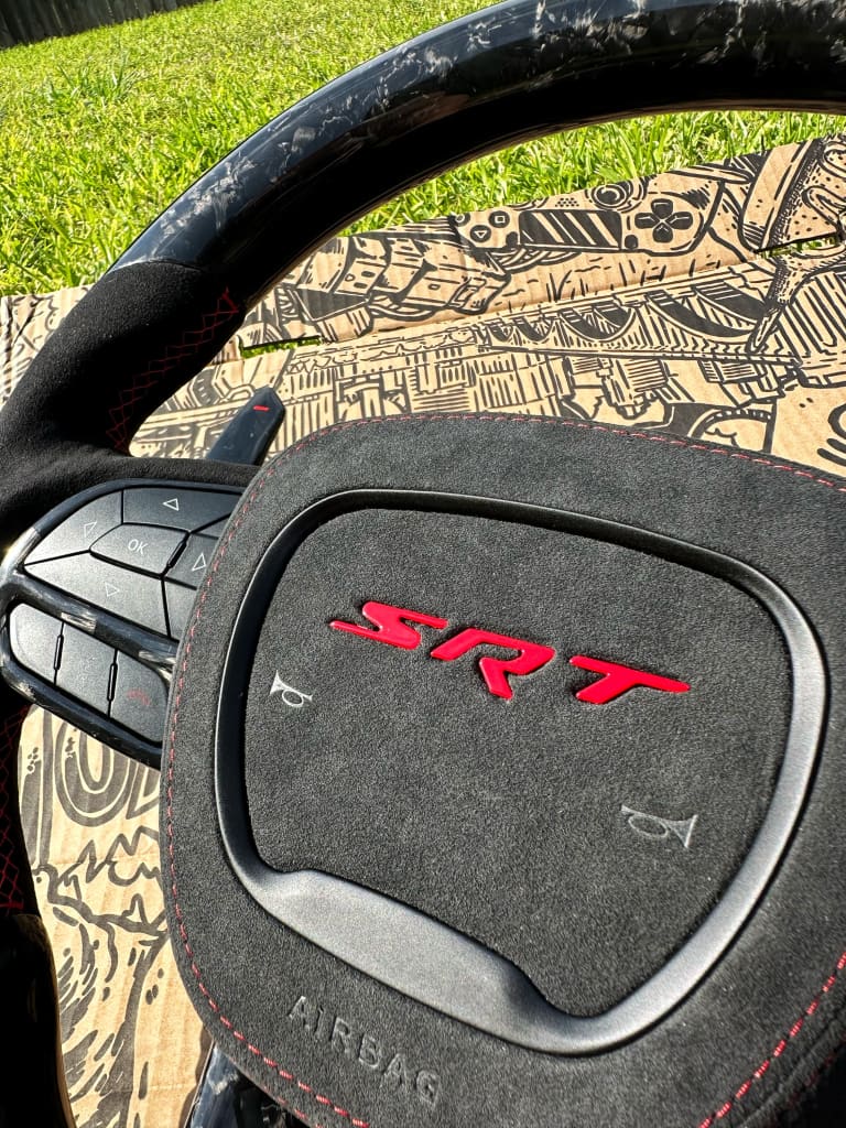 2015+ Dodge Charger/Challenger/Durango/Jeep Wk2 Srt Custom Airbag Cover