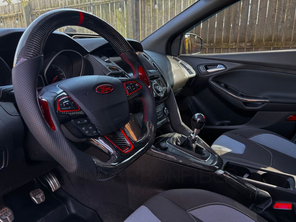 2015 + Ford Focus ST/RS Carbon Fiber Steering Wheel Steering Wheels