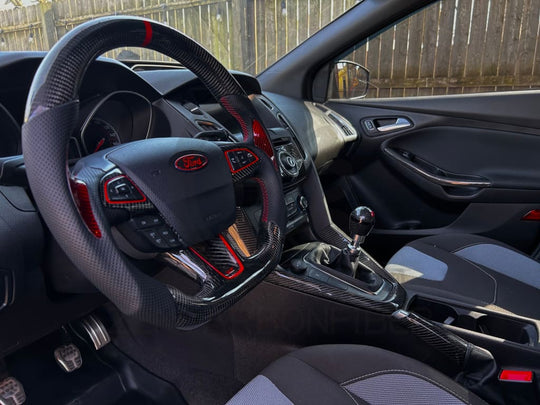 2015 + Ford Focus ST/RS Carbon Fiber Steering Wheel Steering Wheels