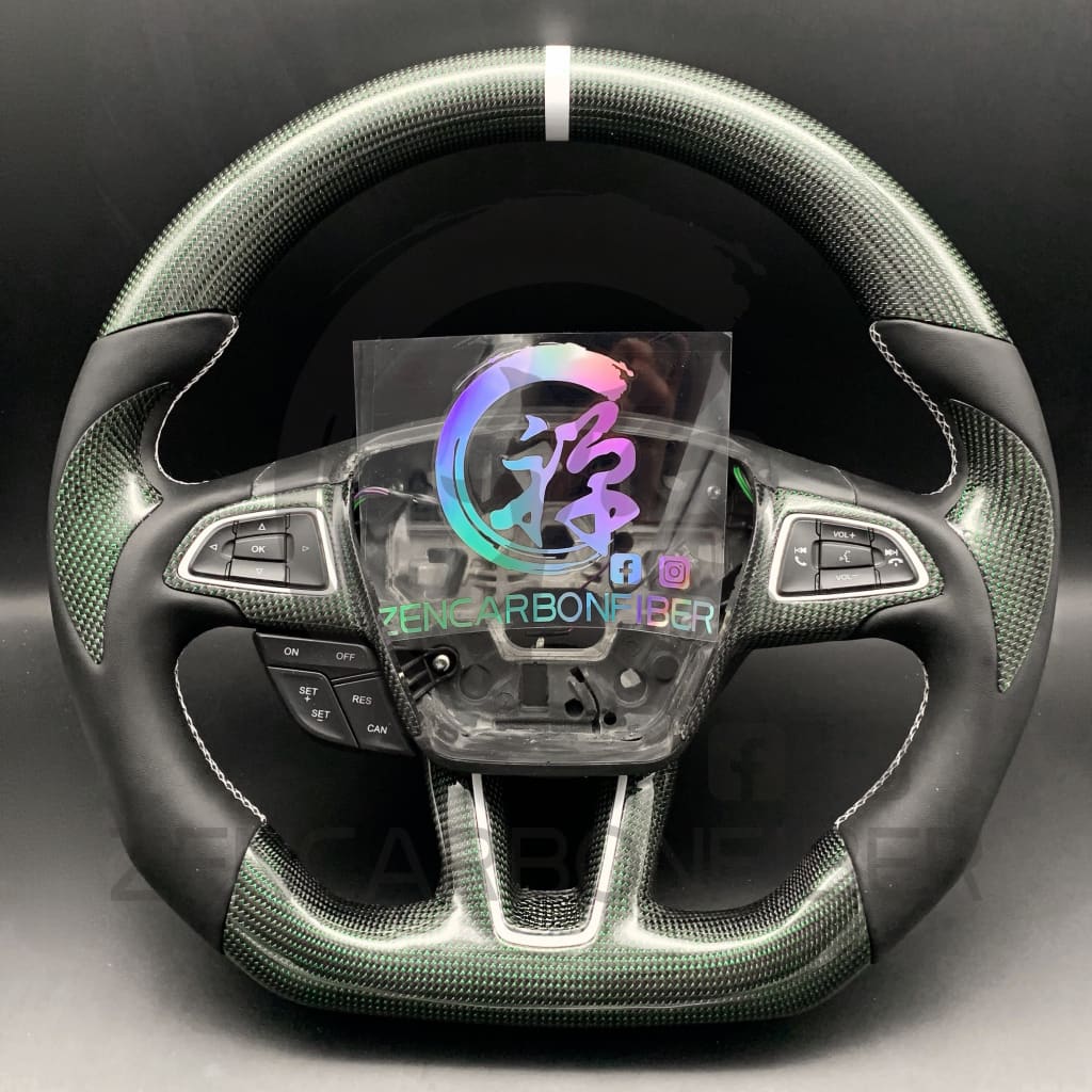 2015+ Ford Focus ST/RS Carbon Fiber Steering Wheel - Steering Wheels