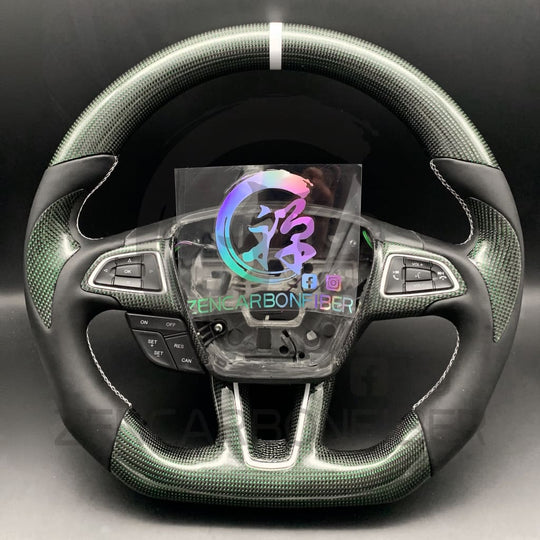 2015+ Ford Focus ST/RS Carbon Fiber Steering Wheel - Steering Wheels