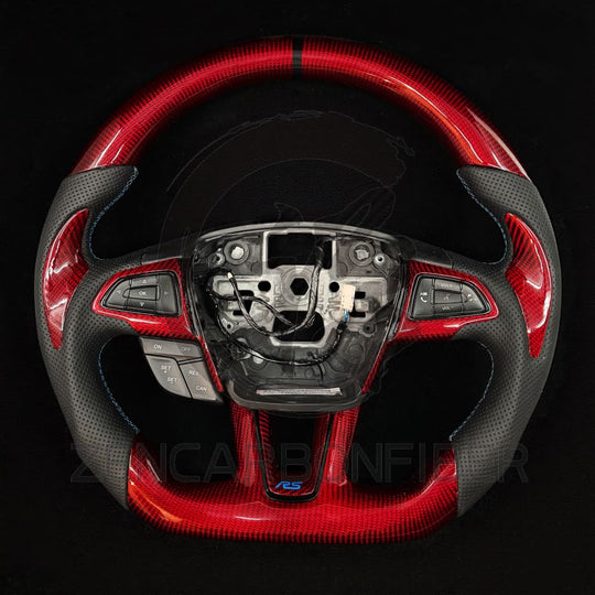2015+ Ford Focus ST/RS Carbon Fiber Steering Wheel - Steering Wheels