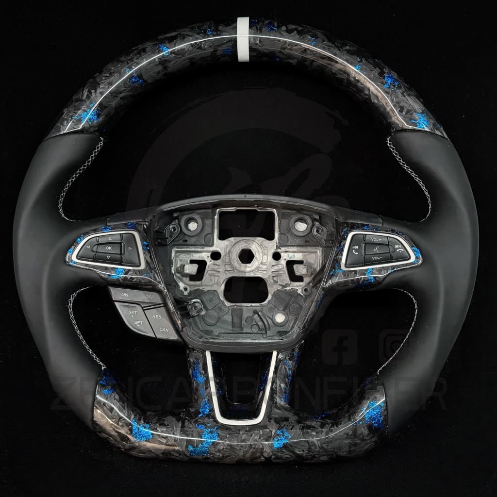 2015+ Ford Focus ST/RS Carbon Fiber Steering Wheel - Steering Wheels