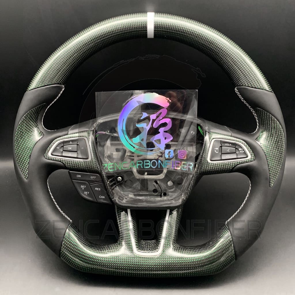 2015+ Ford Focus ST/RS Carbon Fiber Steering Wheel - Steering Wheels