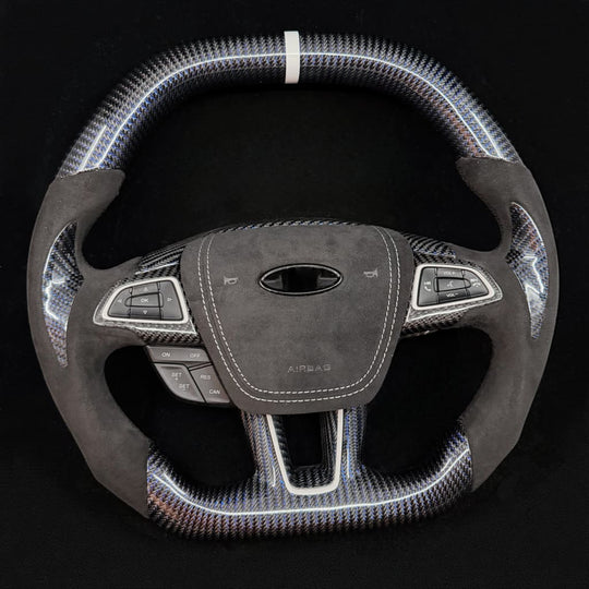 2015+ Ford Focus ST/RS Carbon Fiber Steering Wheel - Steering Wheels