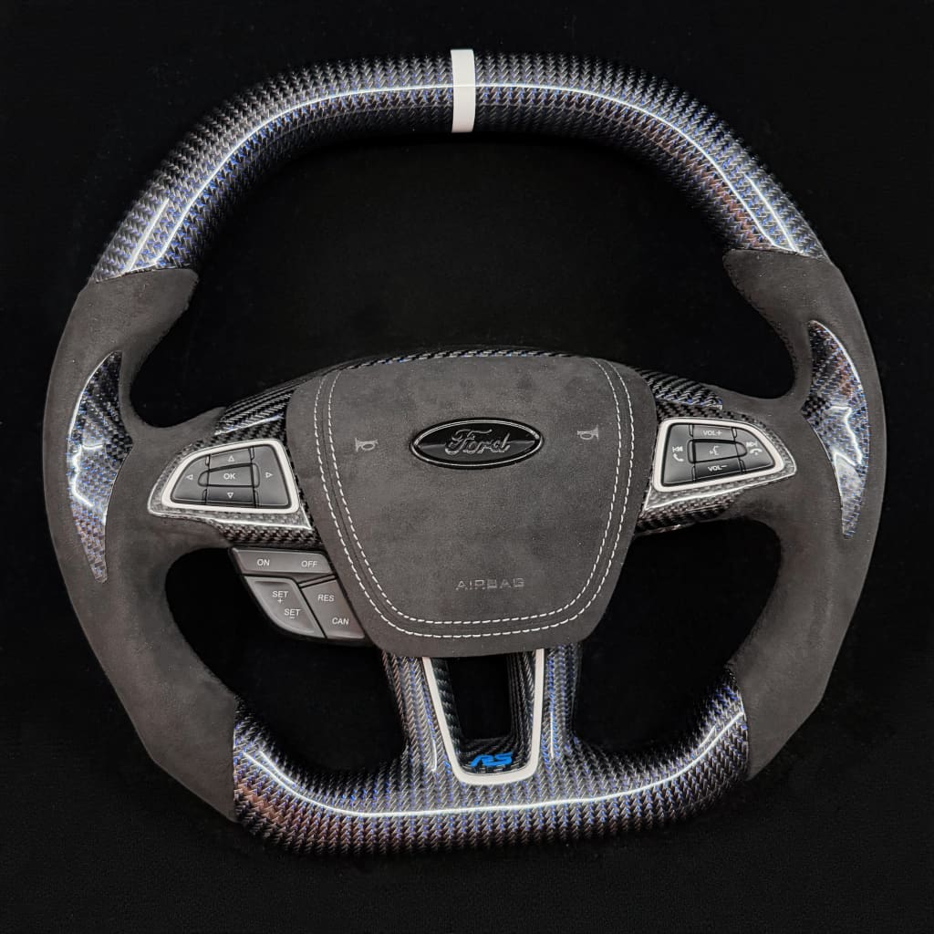 2015+ Ford Focus ST/RS Carbon Fiber Steering Wheel Steering Wheels