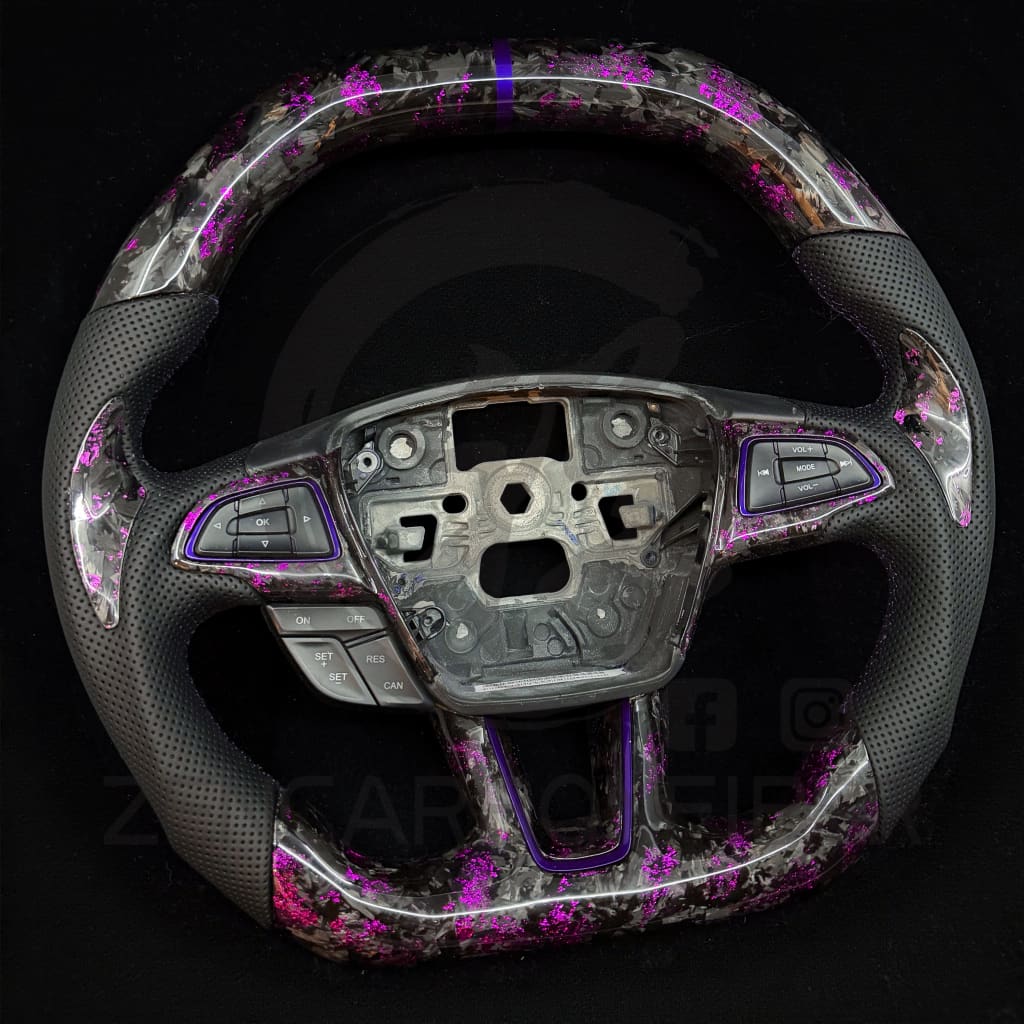 2015+ Ford Focus ST/RS Carbon Fiber Steering Wheel Steering Wheels