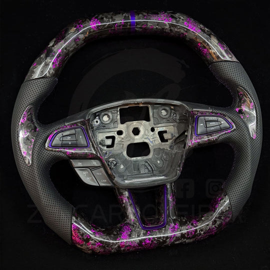 2015+ Ford Focus ST/RS Carbon Fiber Steering Wheel Steering Wheels