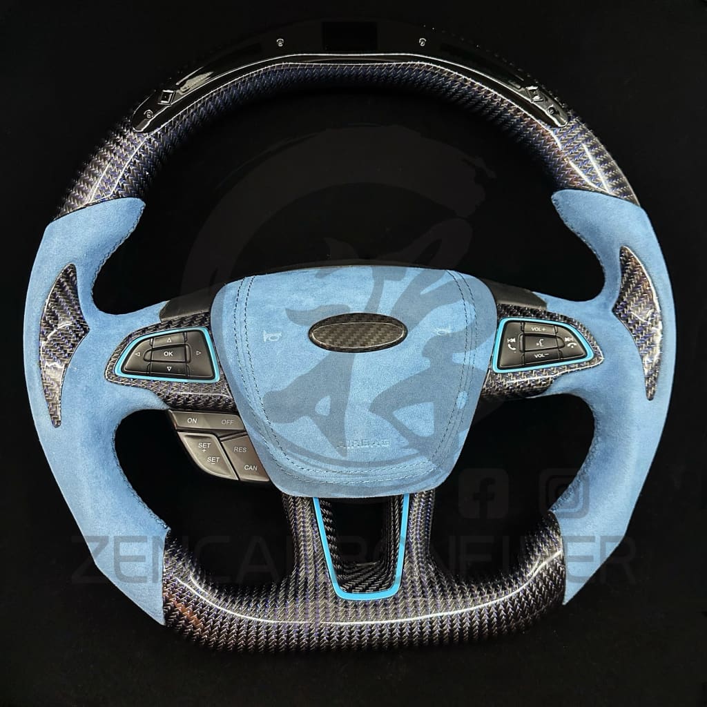 2015+ Ford Focus ST/RS Carbon Fiber Steering Wheel - Steering Wheels