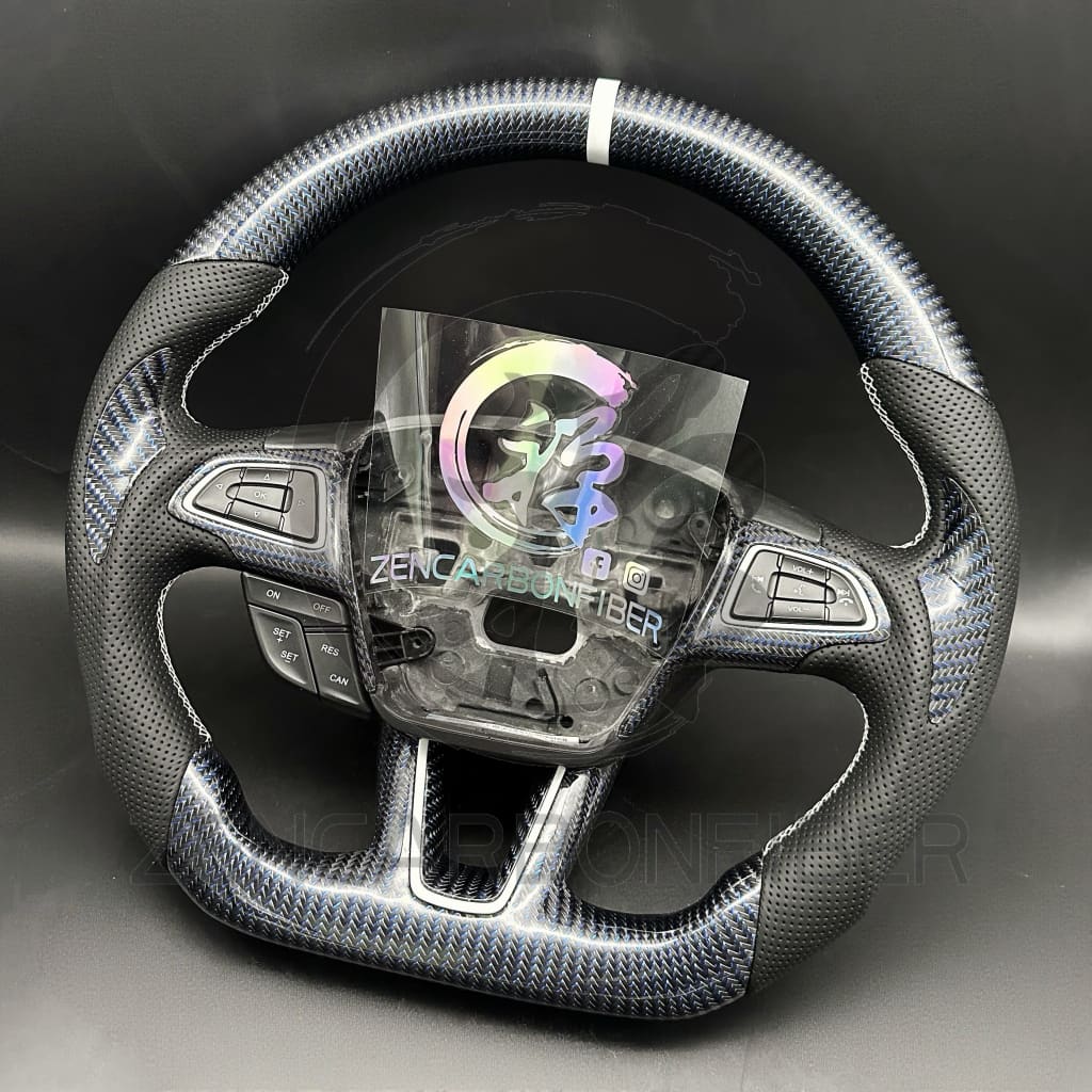 2015+ Ford Focus ST/RS Carbon Fiber Steering Wheel - Steering Wheels