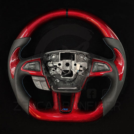2015+ Ford Focus ST/RS Carbon Fiber Steering Wheel - Steering Wheels