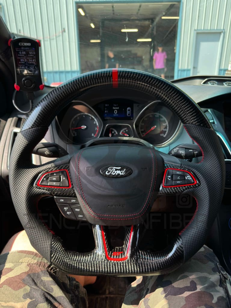 2015 + Ford Focus St/Rs Carbon Fiber Steering Wheel Steering Wheel