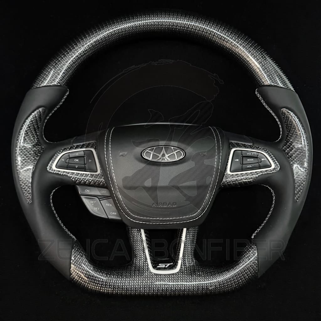 2015+ Ford Focus ST/RS Carbon Fiber Steering Wheel - Steering Wheels
