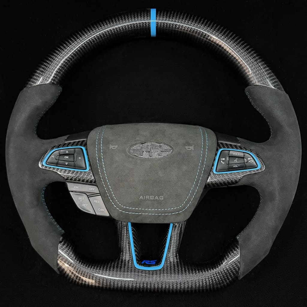 2015+ Ford Focus ST/RS Carbon Fiber Steering Wheel - Steering Wheels