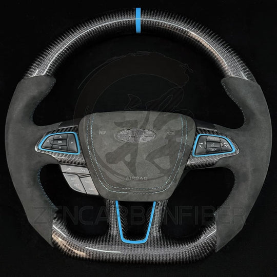 2015+ Ford Focus ST/RS Carbon Fiber Steering Wheel - Steering Wheels