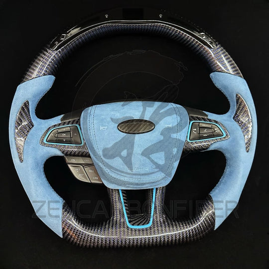 2015+ Ford Focus ST/RS Carbon Fiber Steering Wheel - Steering Wheels