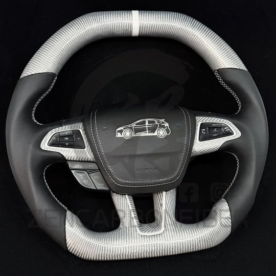 2015+ Ford Focus ST/RS Carbon Fiber Steering Wheel - Steering Wheels
