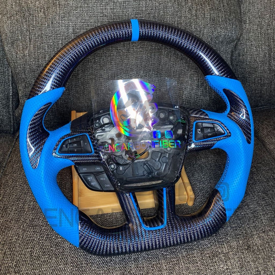 2015+ Ford Focus ST/RS Carbon Fiber Steering Wheel - Steering Wheels