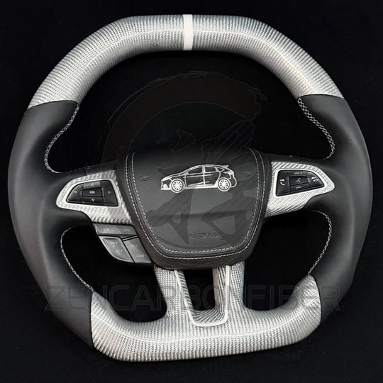 2015+ Ford Focus ST/RS Carbon Fiber Steering Wheel - Steering Wheels