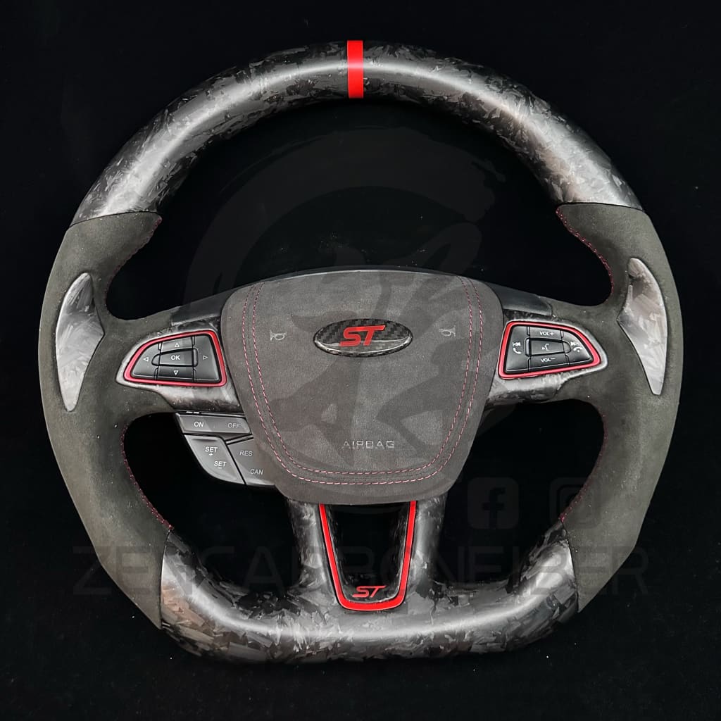 2015 + Ford Focus ST/RS Carbon Fiber Steering Wheel Steering Wheels