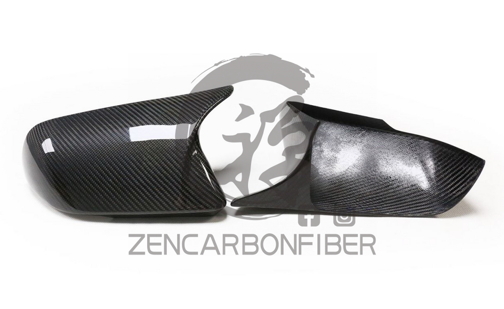 2015 + S550 Ford Mustang M-Style Carbon Fiber Mirror Cap Covers