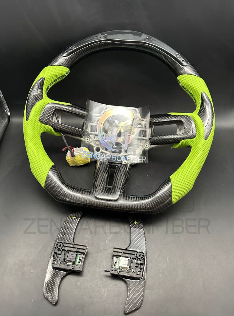 2015+ S550 Ford Mustang Carbon Fiber Steering Wheel