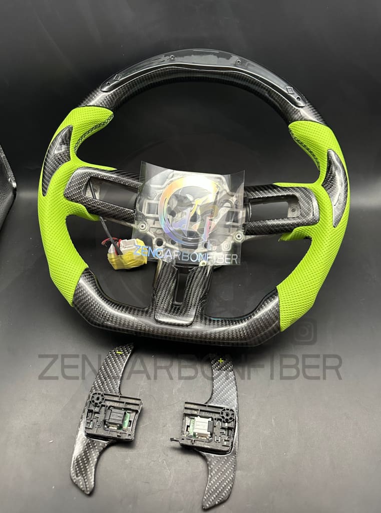 2015+ S550 Ford Mustang Carbon Fiber Steering Wheel